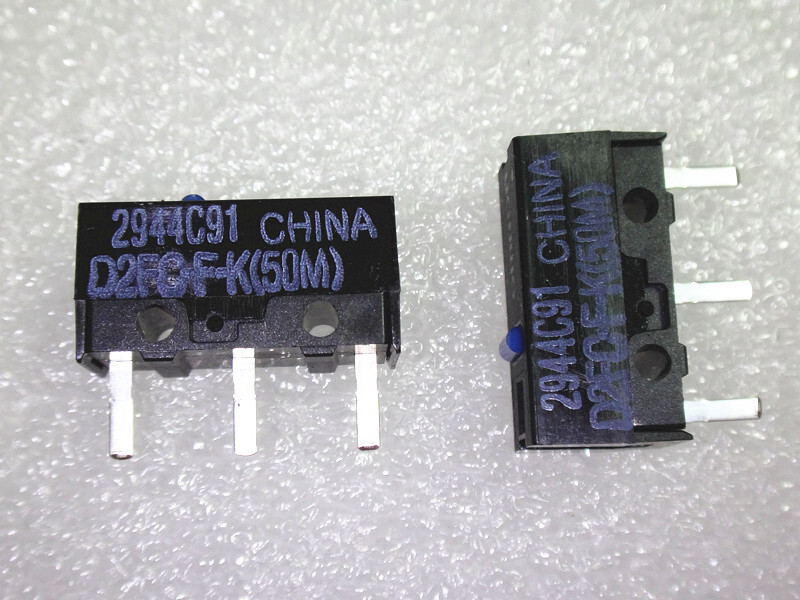 50pcs D2FC-F-K(50m) Mouse Micro Switch 100% Original