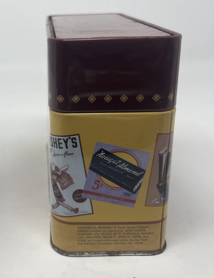 Hersheys Chocolate Keepsake Recipe Tin With Recipe Cards