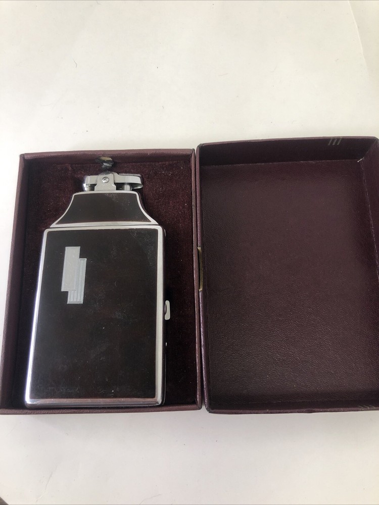 RONSON Mastercase Vintage Lighter And Cigarette Holder In Org Pkg
