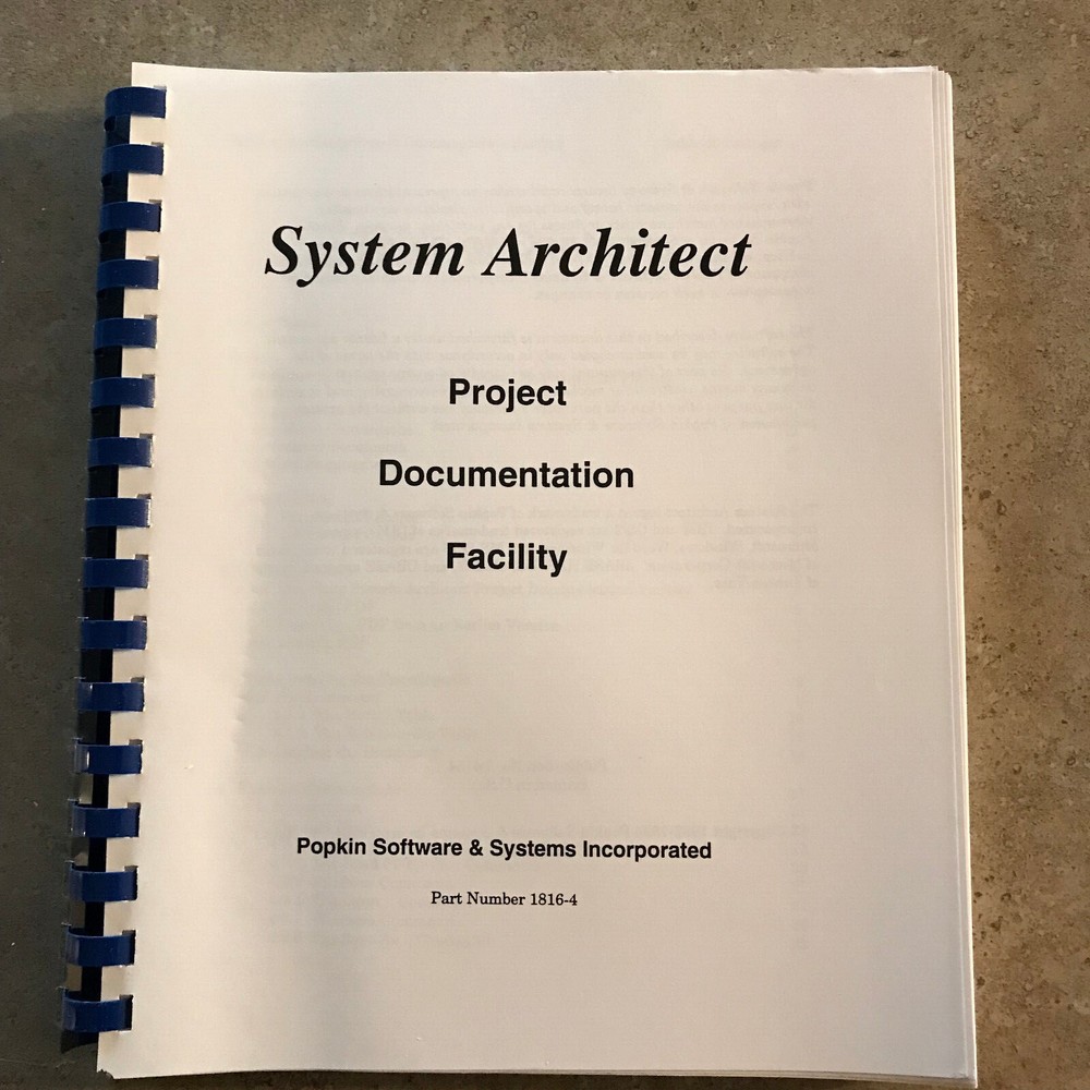System Architect by Popkin Software is Object Oriented System Design Software