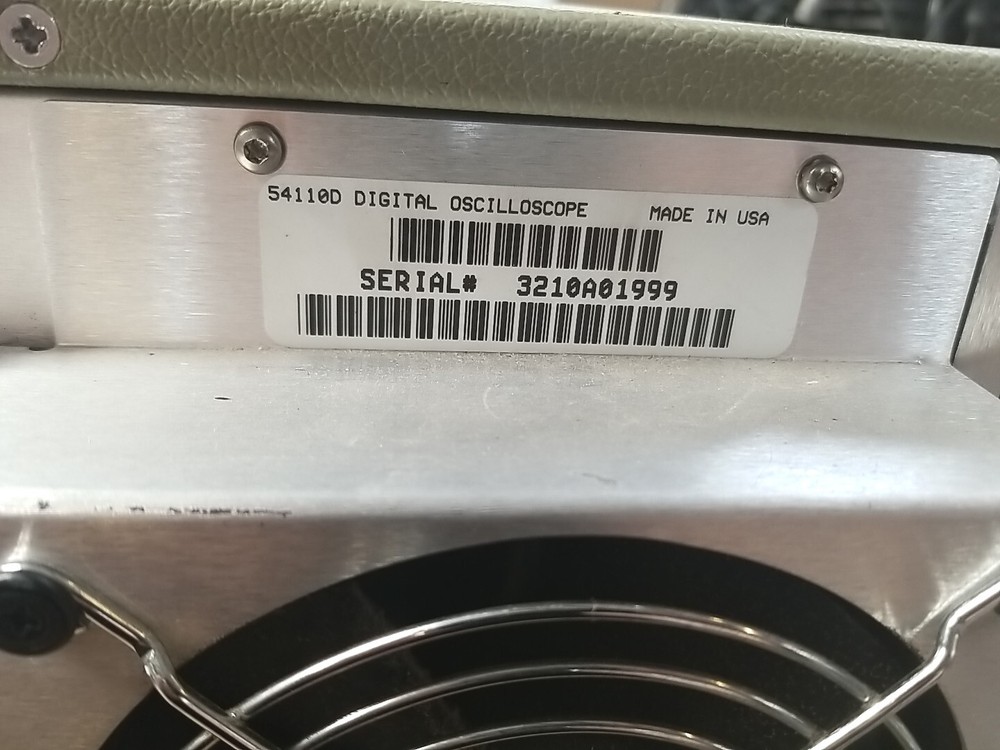HP 54110D Digitizing Oscilloscope W/ (4x) 54002A. *READ⬇️*