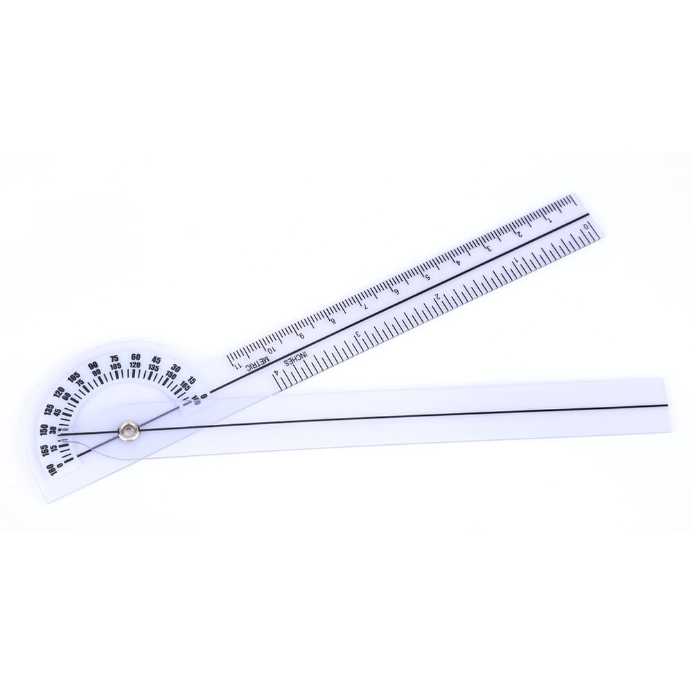 5Pcs 6/8/10inch Protractor Angle Ruler Spinal Goniometer
