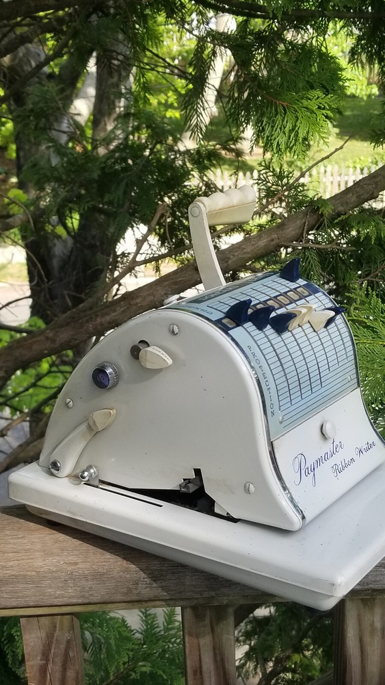 VINTAGE CHECK WRITER PAYMASTER RIBBON WRITER