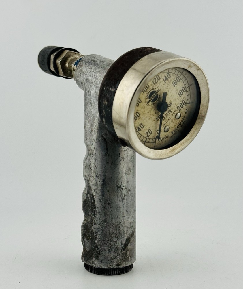 Vintage Weidenhof Compession Tester Model #409 Engine Tester