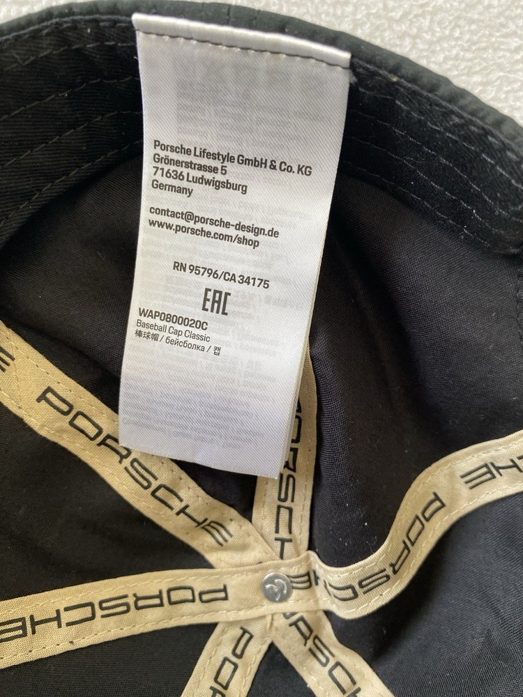 PORSCHE DRIVER'S SELECTION BASEBALL CAP BASIC – ESSENTIAL BLACK WAP0800020C