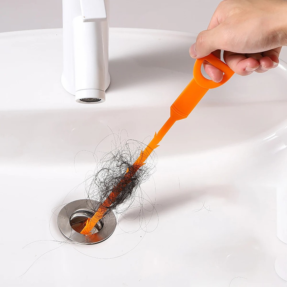 Kitchen Sink Hook Hair Catcher Prevent Clogged Filter Practical Cleaning Tool