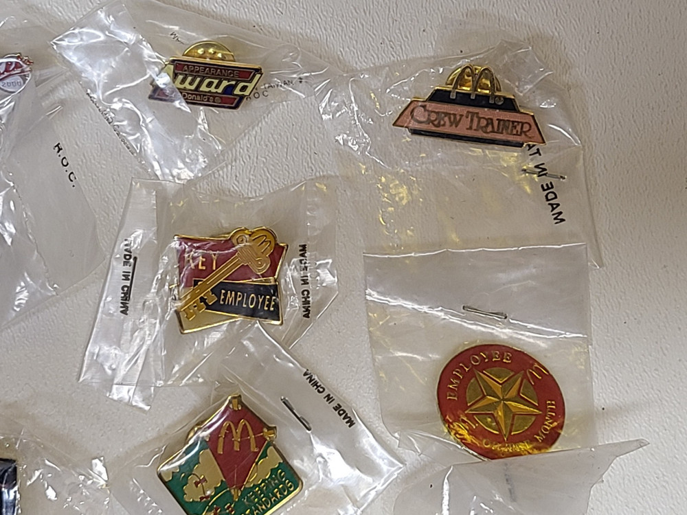 McDonald's 21 Crew Label Pins