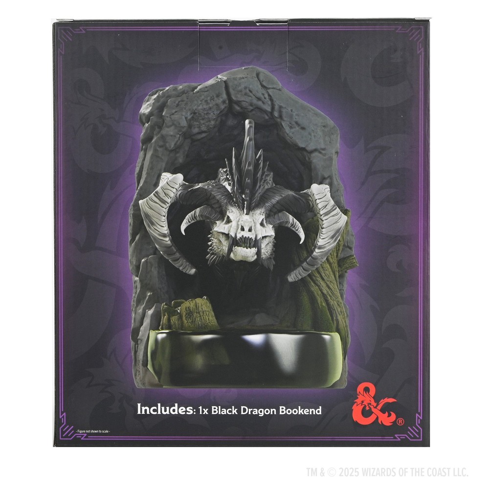 BACK-ORDER - D&D Bookend: Black Dragon