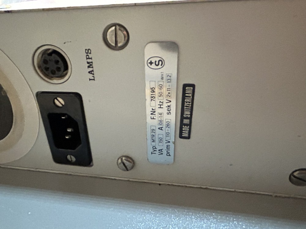 Leica MTR29 Surgical Microscope Bulb Housing System and Control