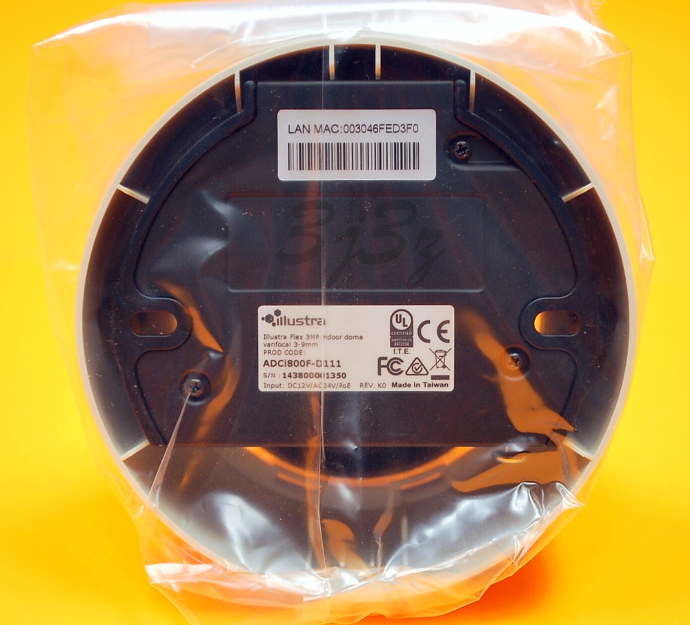 American Dynamics ADCI800F-D111 Indoor Dome Varifocal Camera