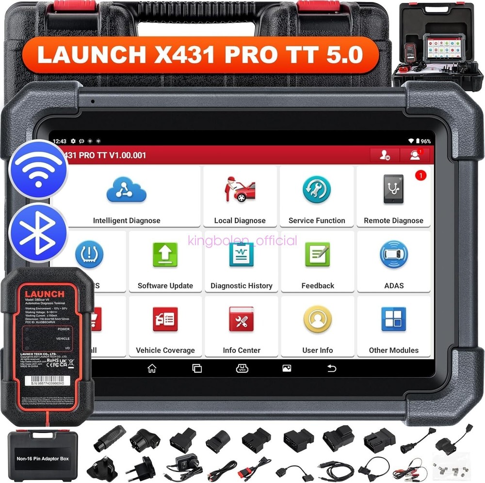 LAUNCH X431 PRO TT PRO3S+ Bidirectional Coding OBD Scanner Car Diagnostic Tool
