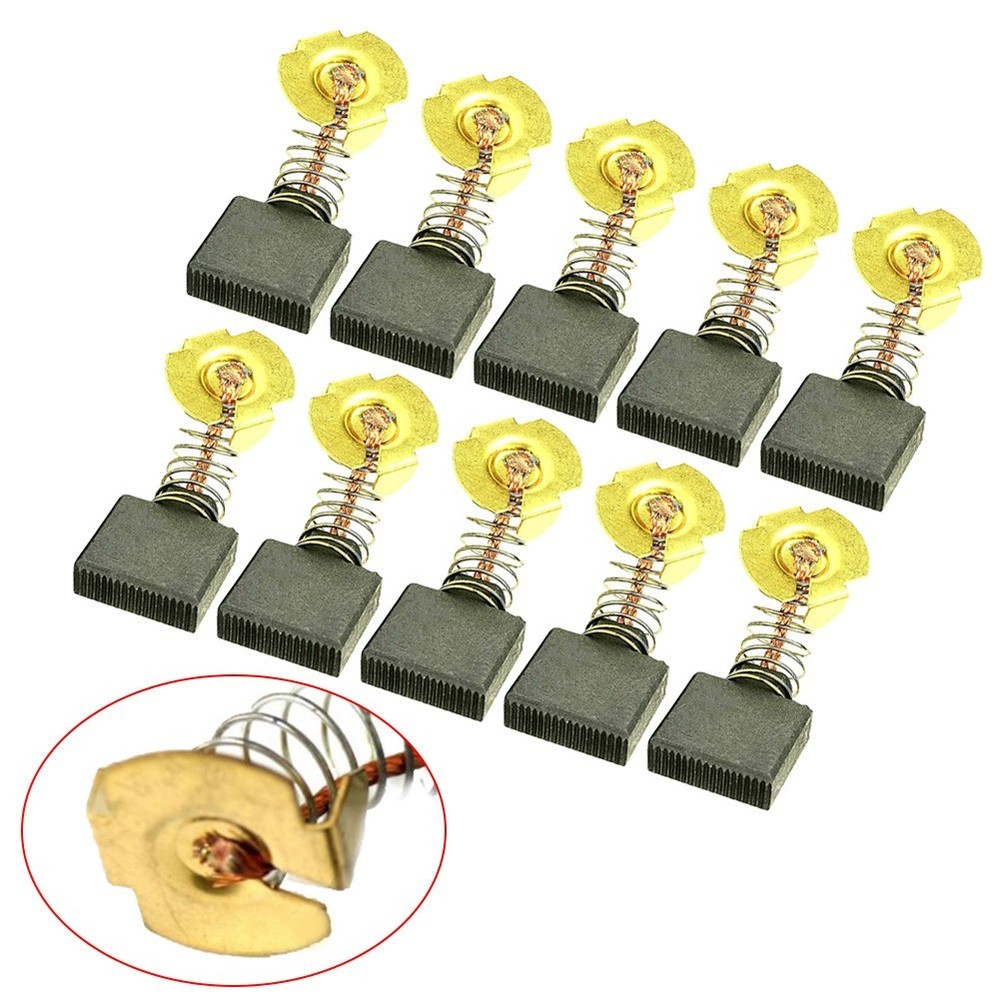 Restore Power Tool Efficiency Carbon Brushes for Mak Angle Grinder 10pcs