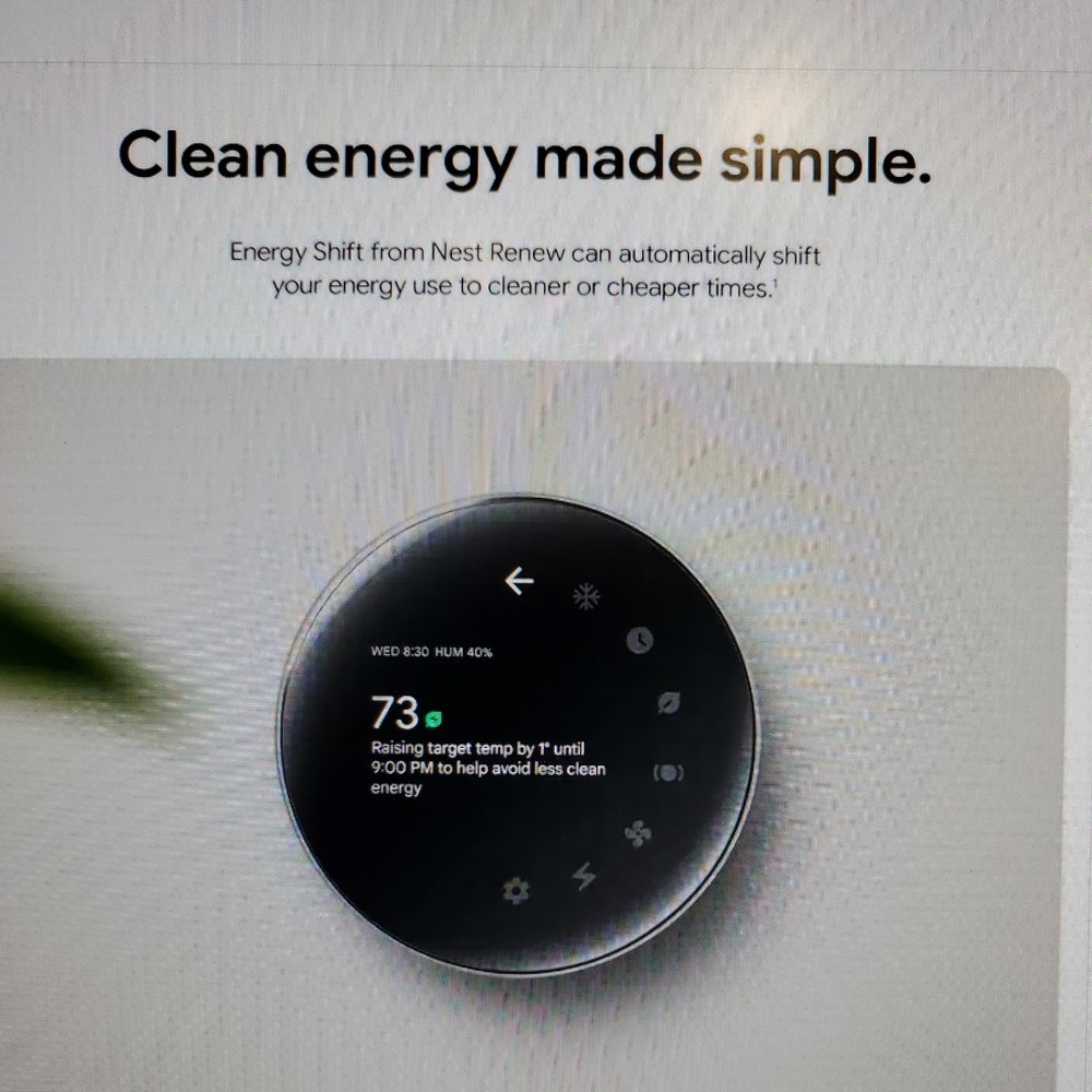 Google - Nest Learning Thermostat 4th Gen with Temperature Sensor Polished Gold