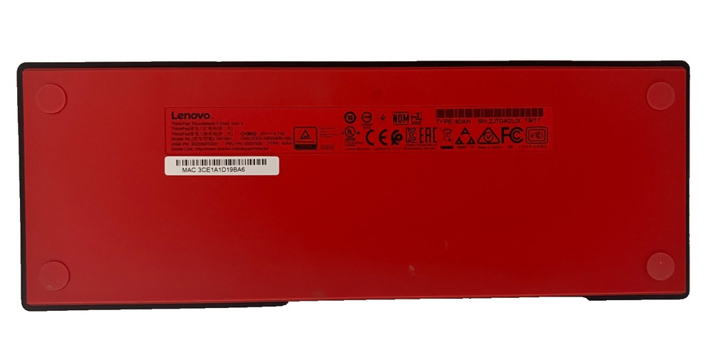 Lenovo ThinkPad Thunderbolt 3 Dock Gen 2 PN 03X7538