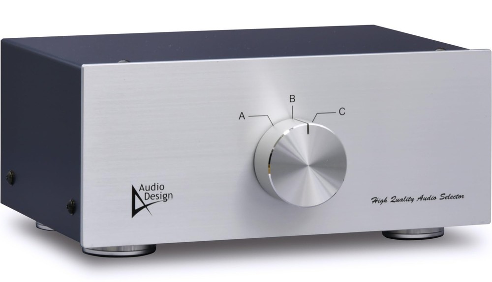 Audio Design Balanced Line Selector HAS-3LB (1F-3M: for output switching)