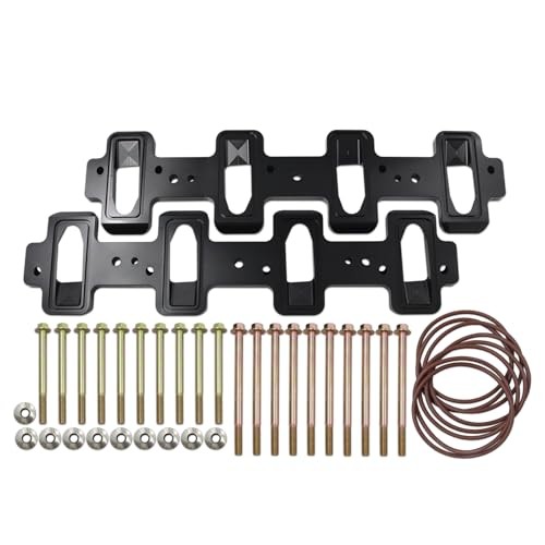Rectangle Billet Intake Manifold Adapter Plates Compatible with LS1 Cathedral