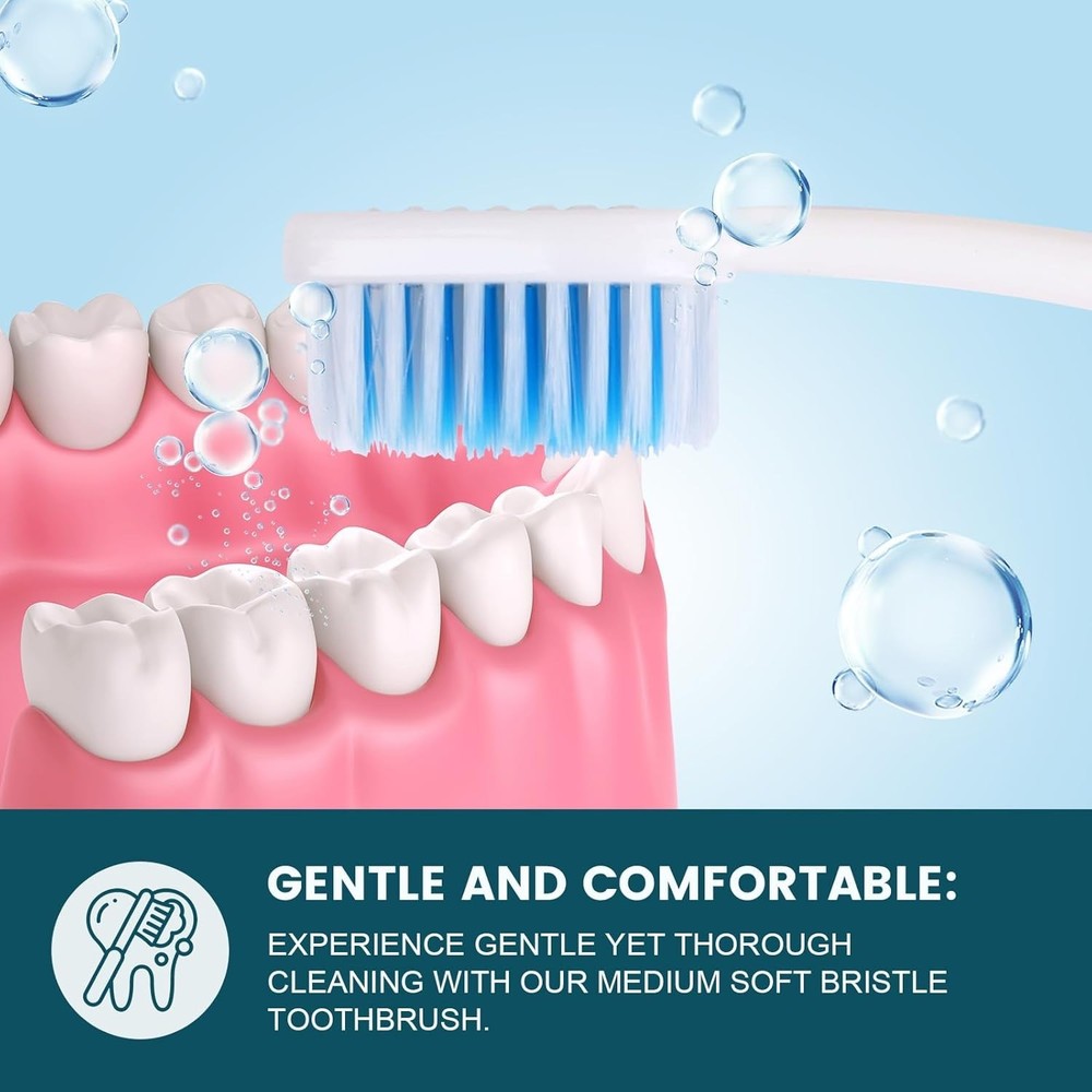 50 PCS Disposable Toothbrush with Toothpaste Bulk, Travel Toothpaste, Bulk Tooth