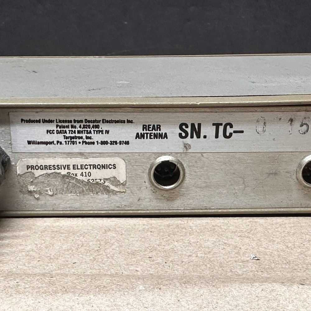 Rapidfire Targetron Police Radar UNTESTED AS-IS