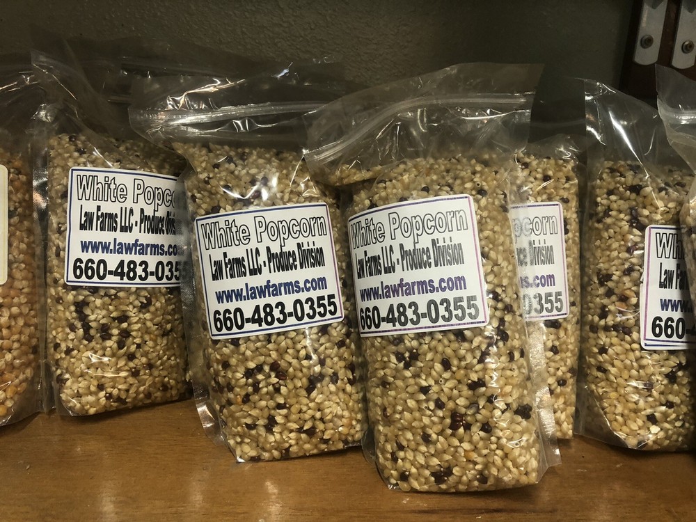Home Grown Popcorn - White Popcorn