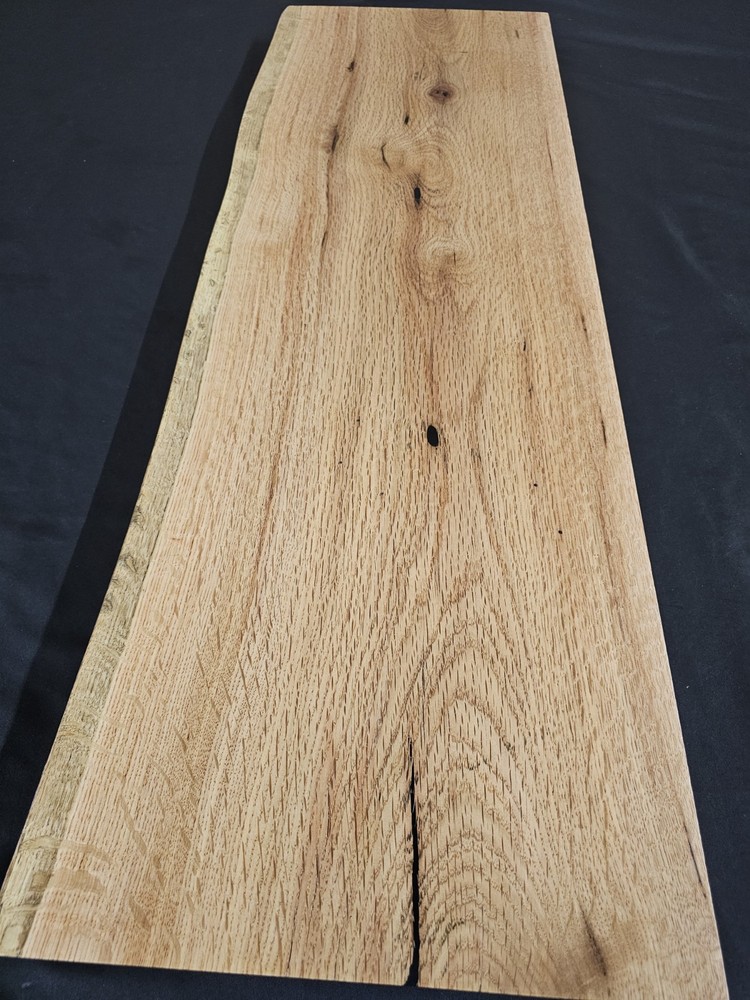 Live Edge Red Oak With Black Epoxy #RO12