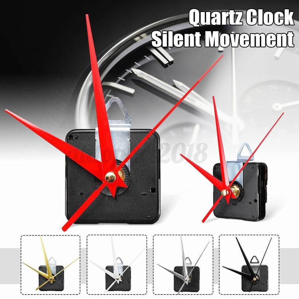 Silent DIY Quartz Wall Clock Movement Kit Replace or Personalize Your Clock