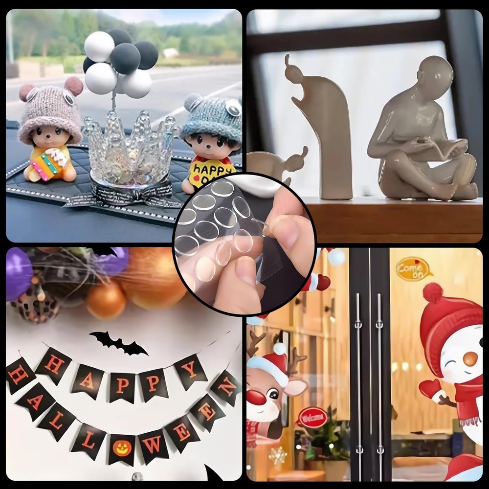 Clear Adhesive Putty Dots 450 Pcs Removable