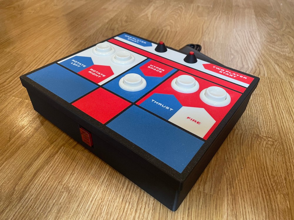 Asteroids Arcade Themed Custom Built Retro Game Controller.
