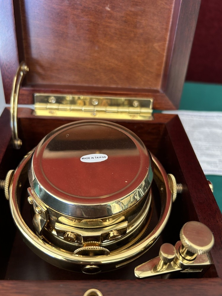 Weems & Plath Gimballed Box Clock Model 701100