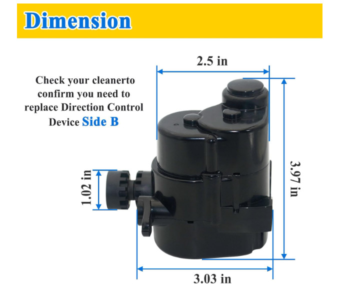 R0524800 Side B Direction Control Device Replacement, for MX8 Series In Ground A