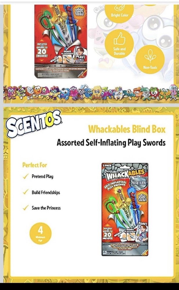 Whackables Self inflating Toy Weapons