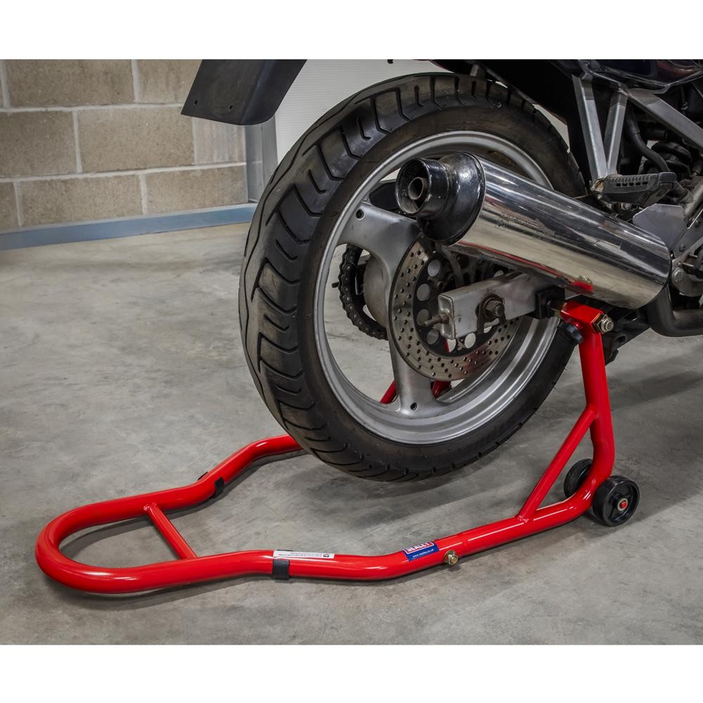 Sealey Universal Rear Paddock Stand and Rubber Supports