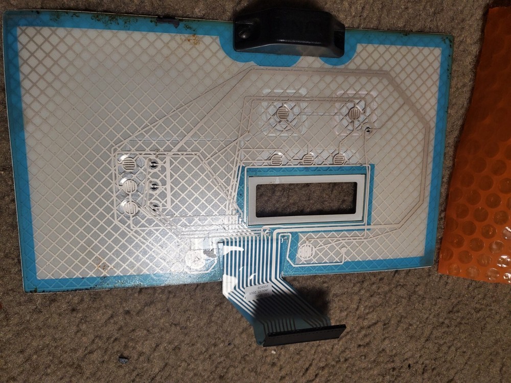 Bunn Switch Membrane 35242.0000 Digital Brewer Control Panel Button 20 Pin Cable