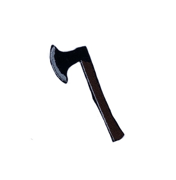 Patch Embroidered Iron-On Viking Axe Odin