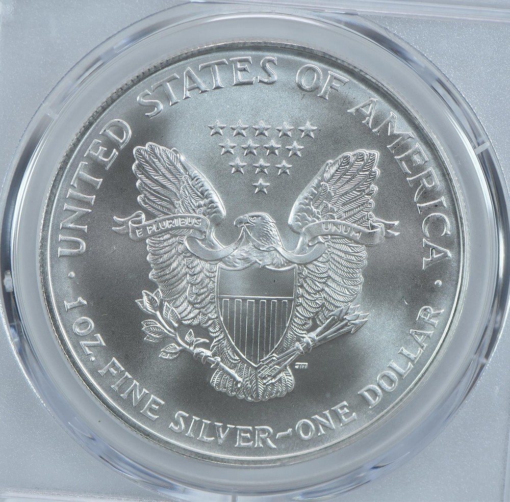 1995 American Silver Eagle MS70 PCGS Blue Label
