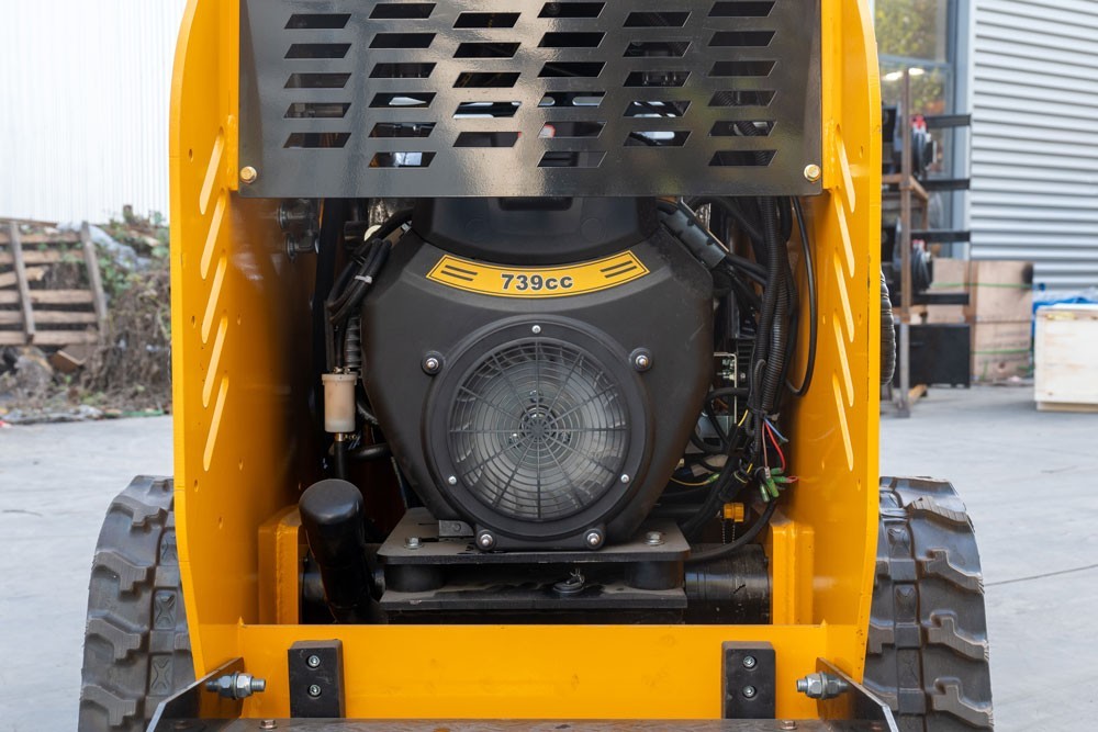 23Hp Mini Skid Steer Loader with EPA Petrol Engine Three valve Three Pump