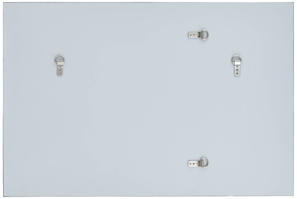 Possini Euro Relevei Silver 26" x 39" Rectangular Wall Mirror