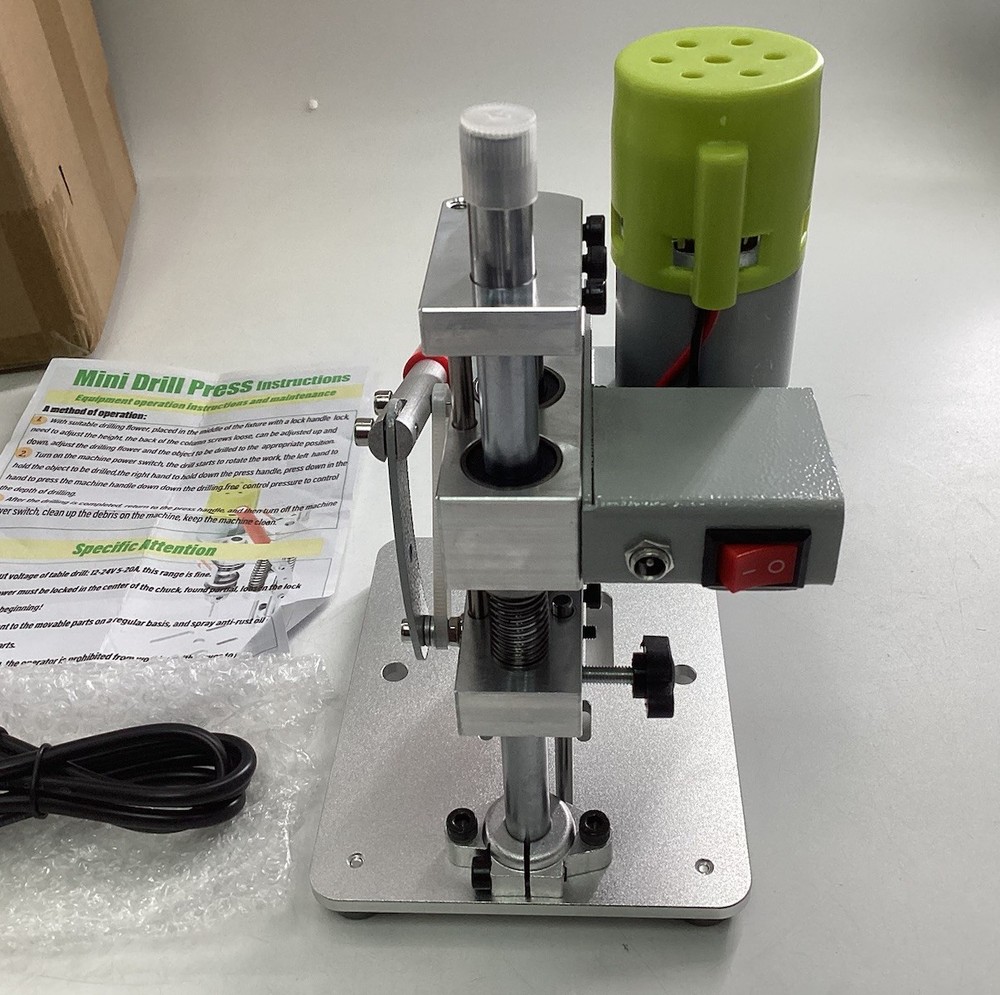 Table Top Mini Drill Press 7 Variable Speeds For Crafts