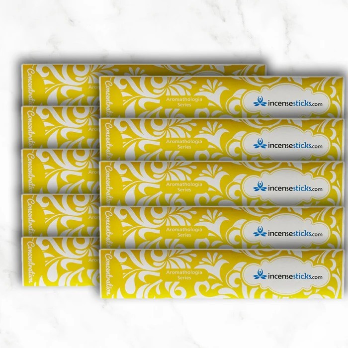 Concentration Incense 8" 12 Sticks Pack: 10 Packs