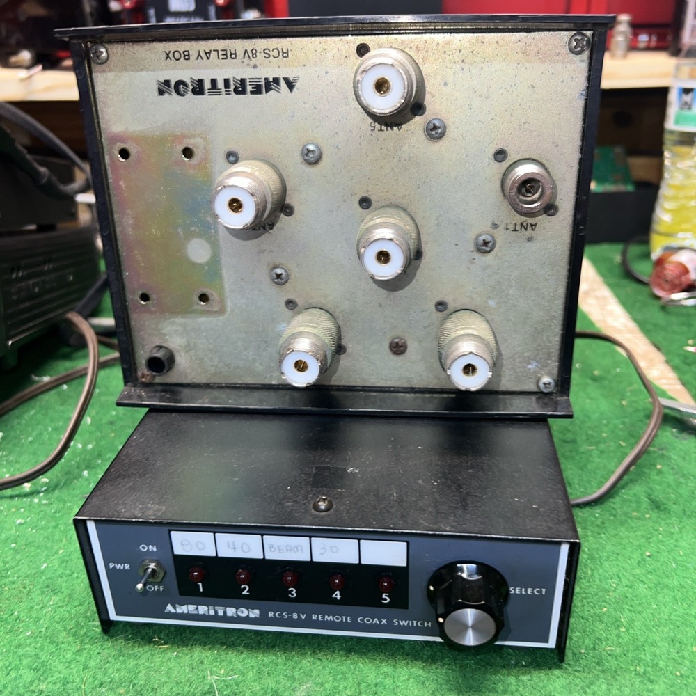 AMERITRON MODEL RCS-8V COAX 5 POSITION REMOTE ANTENNA SWITCH