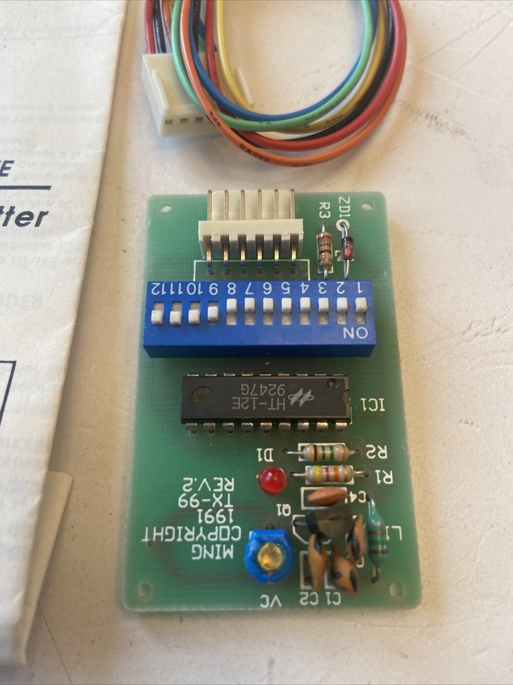 Ming Engineering TX-99 v3.0 300MHz AM RF Encoder Transmitter - NOS #K