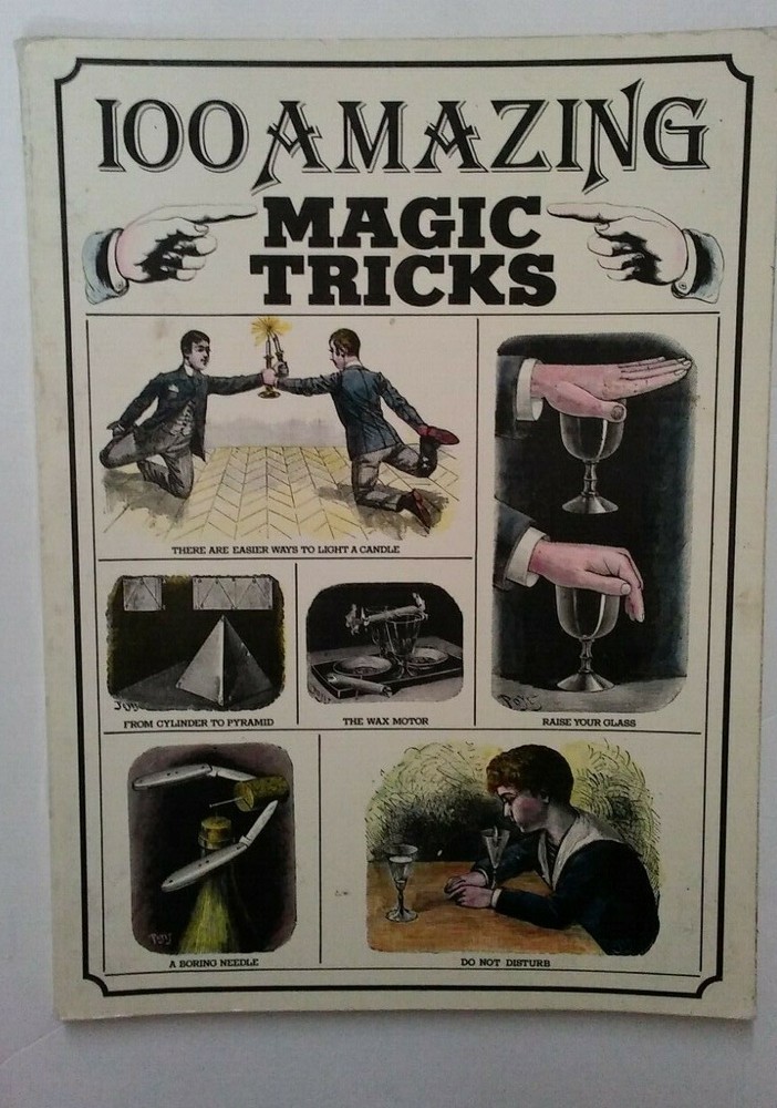 100 Amazing Magic Tricks  Arthur Good 1977 Large .............5C2