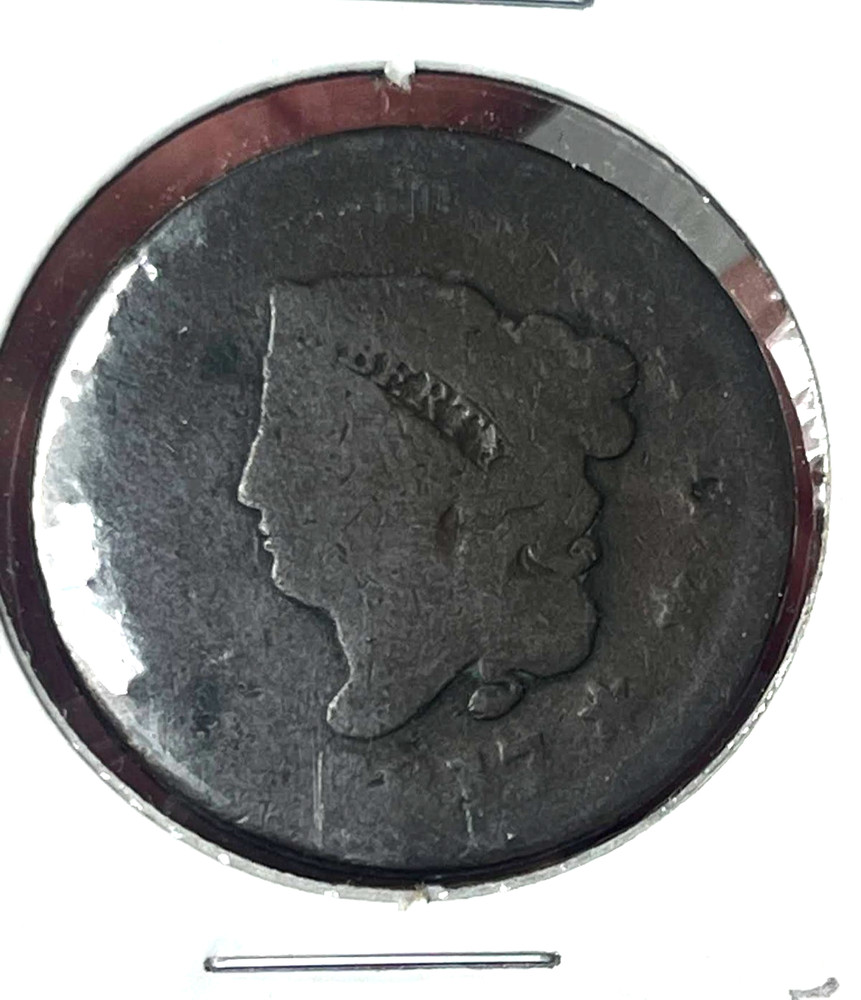 1817 Coronet Head Large Cent 1C Good G