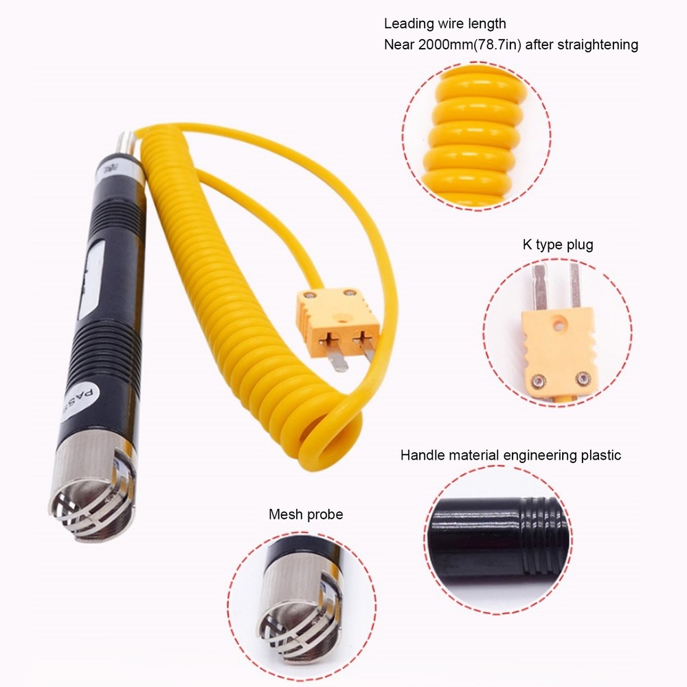 K Type Surface Thermocouple Probe Shank Thermocouple Probe Replacement New