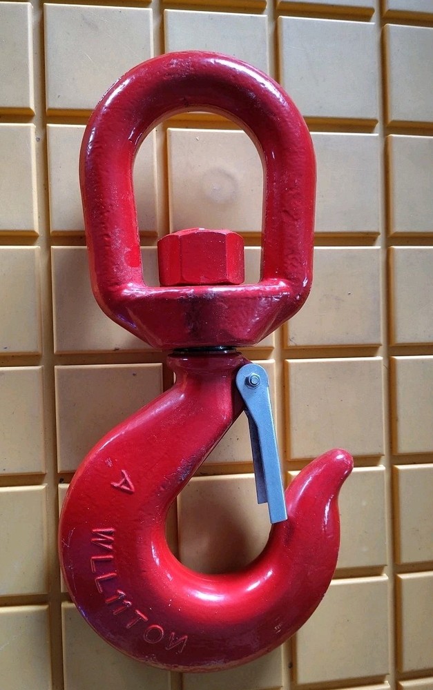 Massive 11 Ton Working Load Limit Crane Heavy Duty Swivel Hook Lifting Rigging