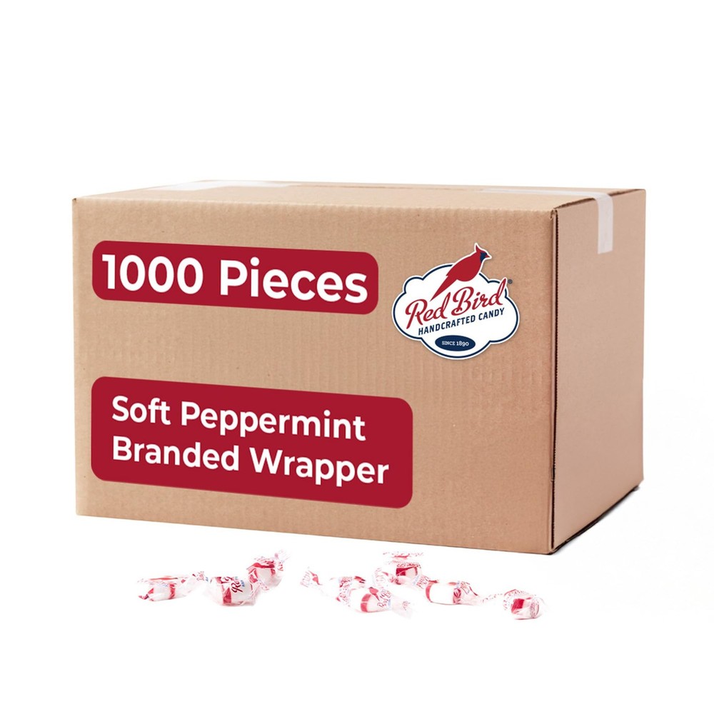 Soft Peppermint Candy Mints, Bulk Candy Individually Wrapped, Branded Wrapper...