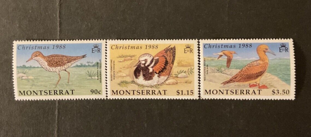 Montserrat Scott #703-5 never hinged