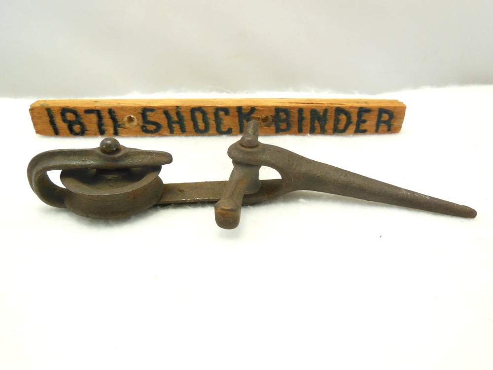 1871 ANTIQUE CAST IRON CORN SHOCK BINDER #2
