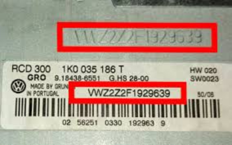 VW RCD210 Stereo Radio Code Unlock – Fast Email Delivery