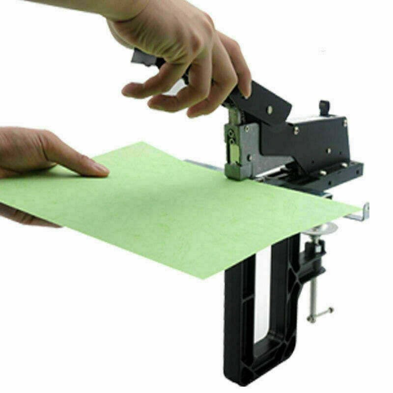Manual Dual Flat Nail Saddle Stitch Stapler Binding Machine Binder Saddle Staple