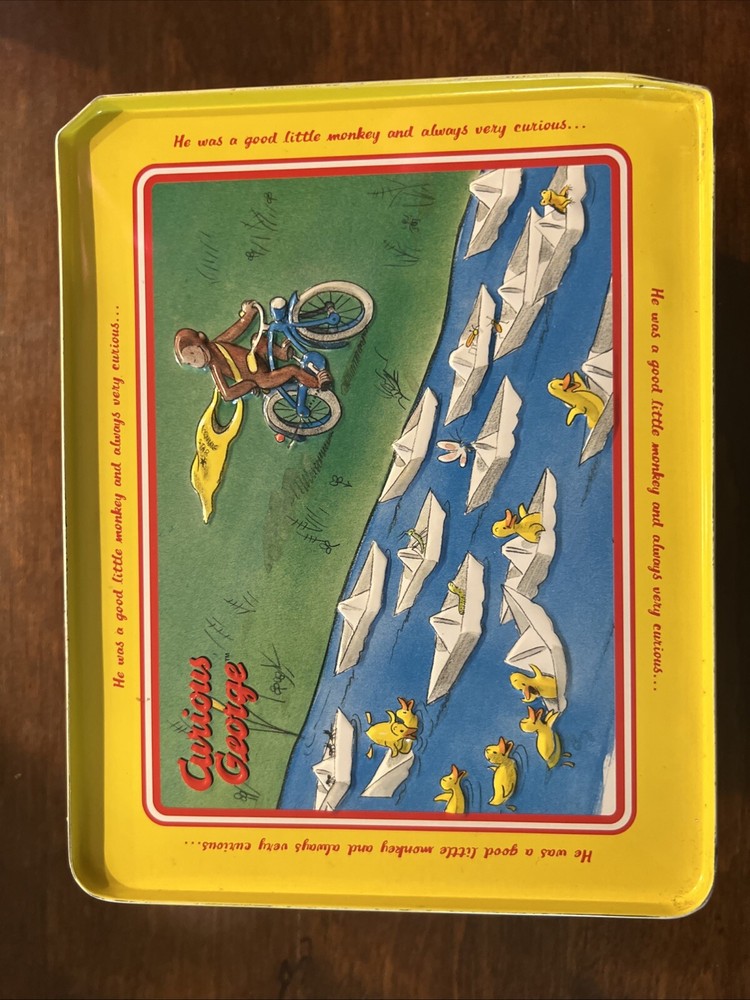 Vintage Curious George Lunch Box 